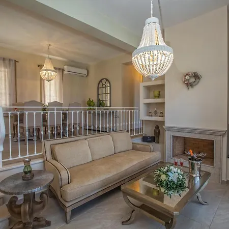 Luxury Above Emblisi , With Heated Pool ! Villa *