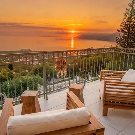 Villa Luxury Above Emblisi , With Heated Pool ! *